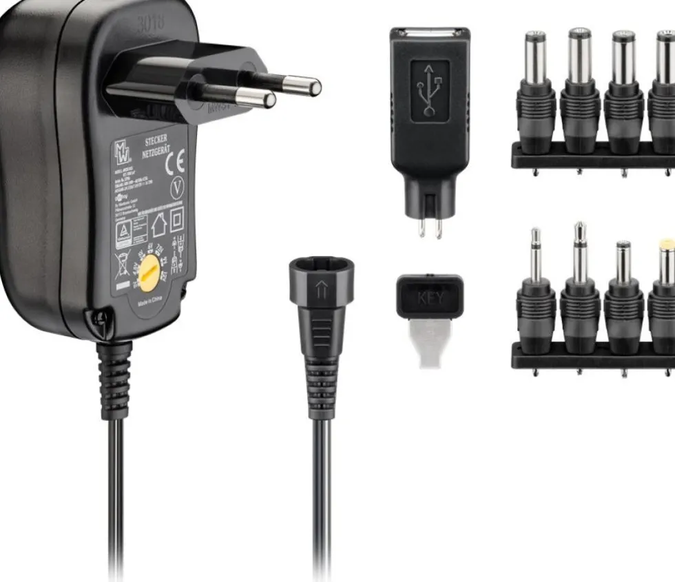 Goobay EcoFriendly Universele Adapter 1000 MA