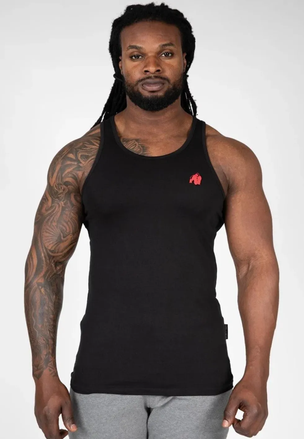 Gorilla Wear Adams Stretch Tank Top - Zwart