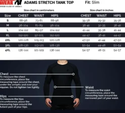 Gorilla Wear Adams Stretch Tank Top - Zwart