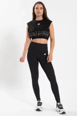 Gorilla Wear Albion Oversized Crop Top - Zwart