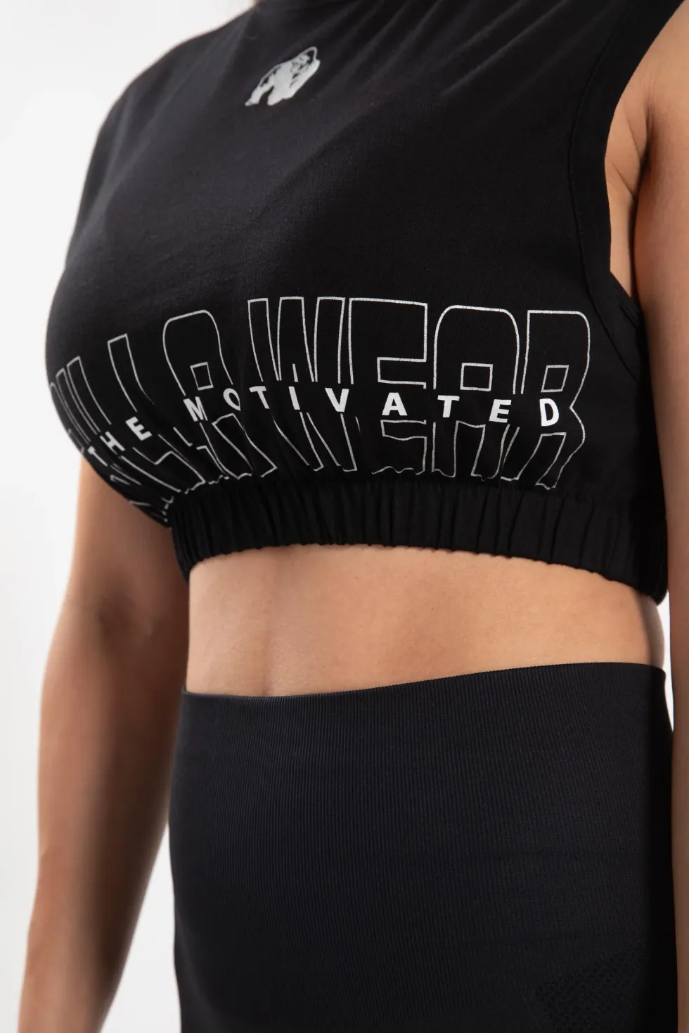 Gorilla Wear Albion Oversized Crop Top - Zwart