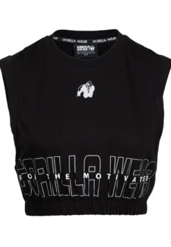 Gorilla Wear Albion Oversized Crop Top - Zwart