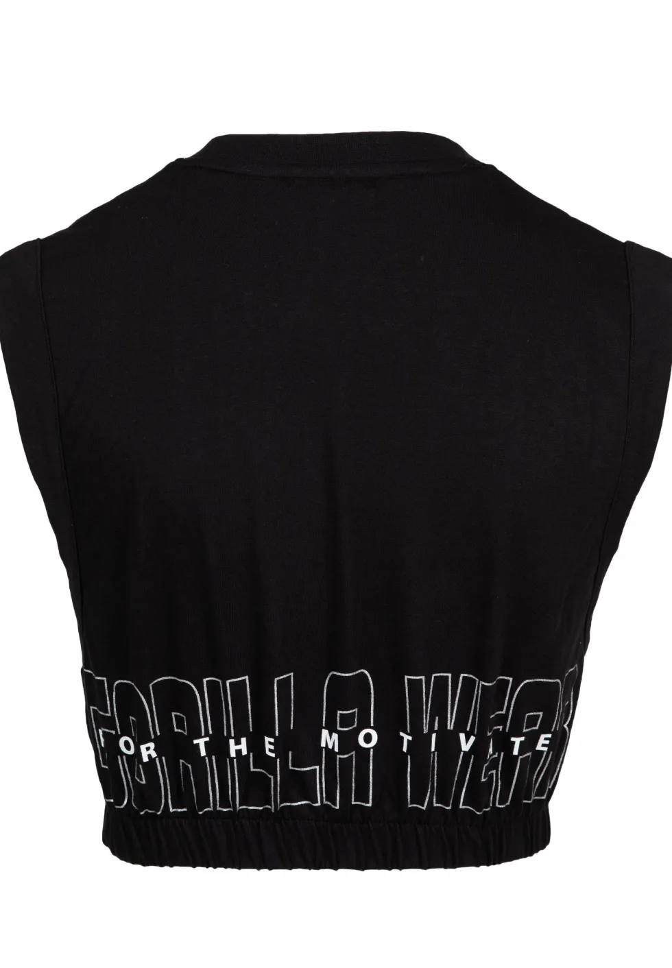 Gorilla Wear Albion Oversized Crop Top - Zwart
