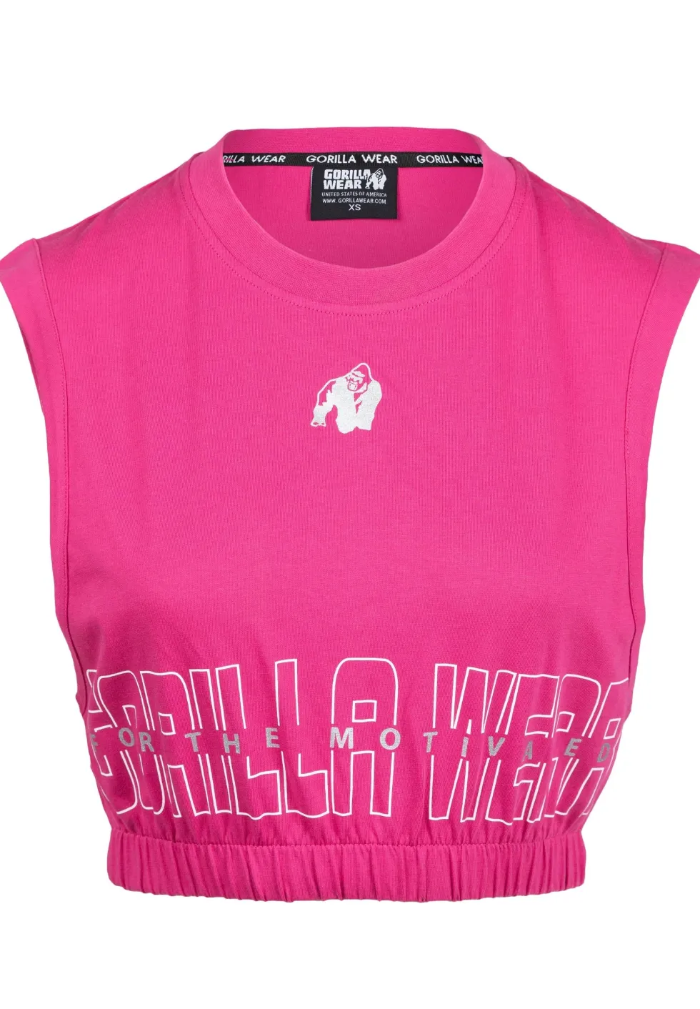 Gorilla Wear Albion Oversized Crop Top - Roze