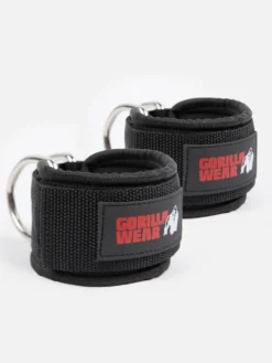 Gorilla Wear Ankle Straps - Zwart