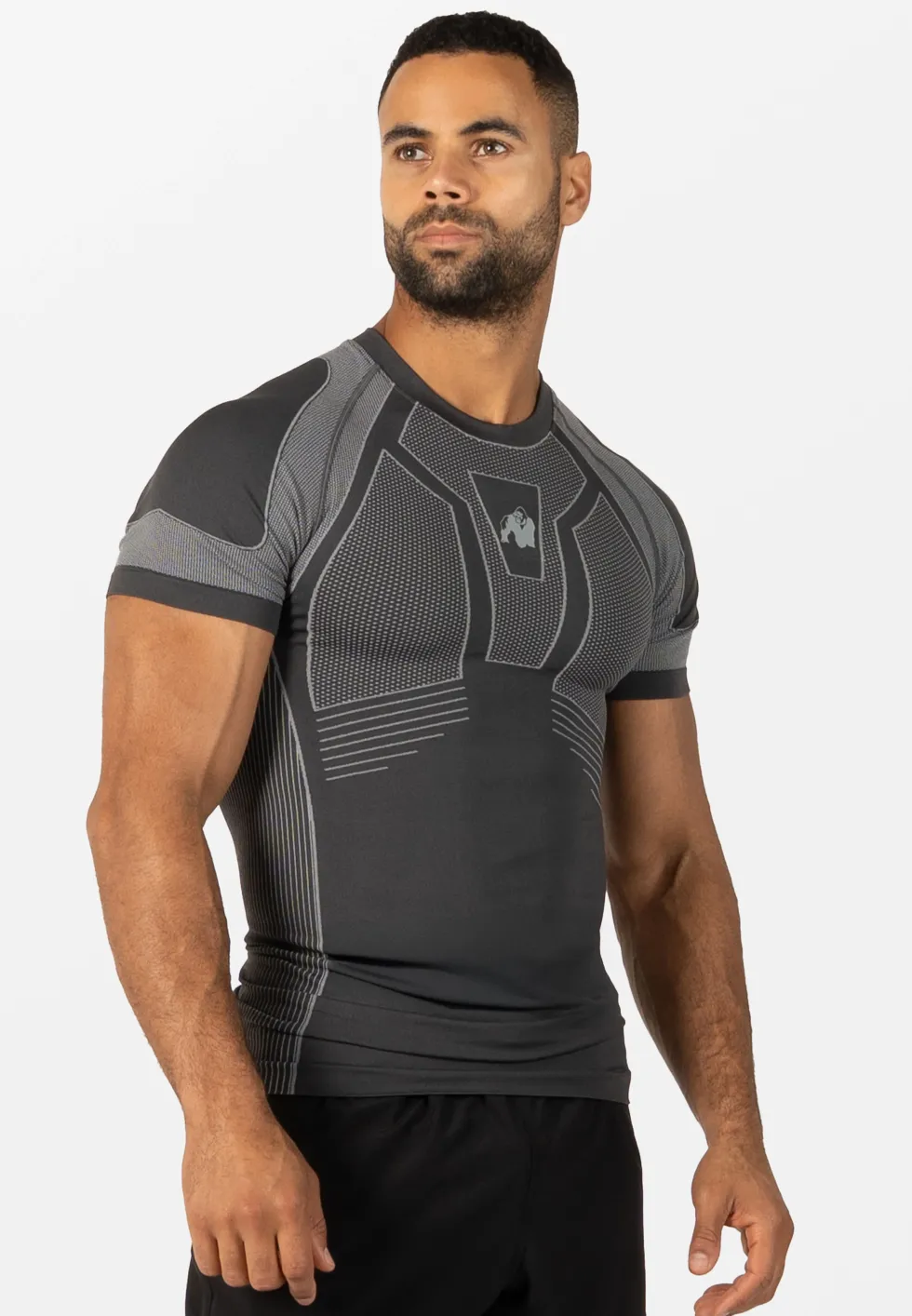 Gorilla Wear Arcata Seamless T-shirt - Donkergrijs