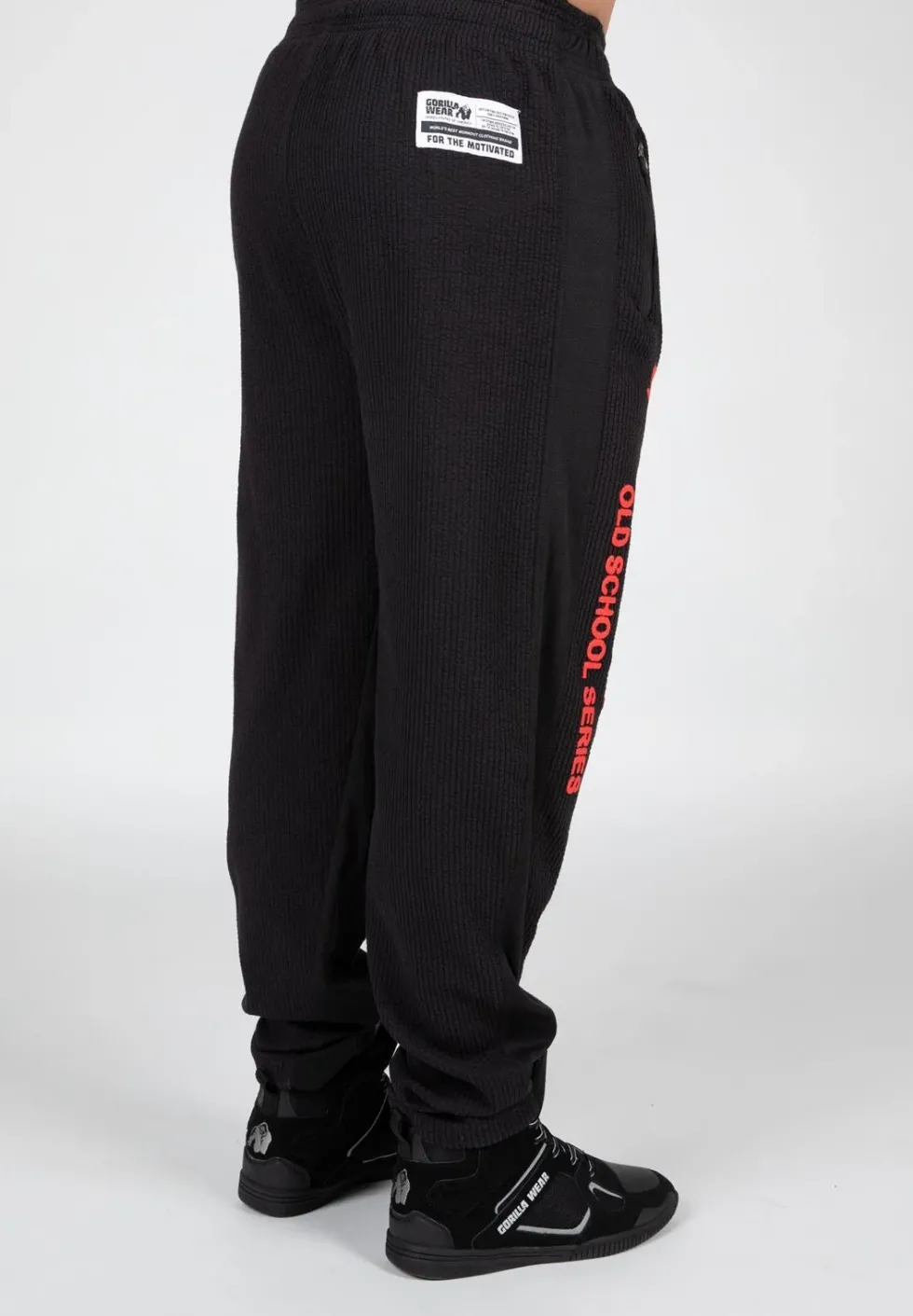 Gorilla Wear Augustine Old School Trainingsbroek - Zwart/Rood