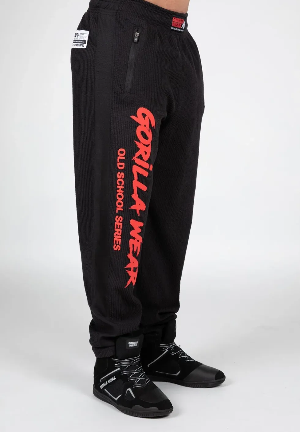 Gorilla Wear Augustine Old School Trainingsbroek - Zwart/Rood