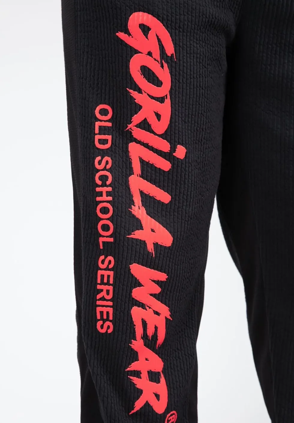 Gorilla Wear Augustine Old School Trainingsbroek - Zwart/Rood