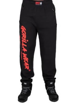 Gorilla Wear Augustine Old School Trainingsbroek - Zwart/Rood