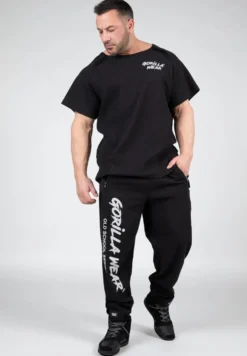 Gorilla Wear Augustine Old School Work Out Top - Zwart