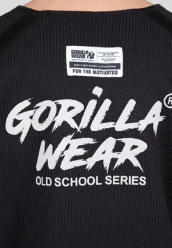 Gorilla Wear Augustine Old School Work Out Top - Zwart