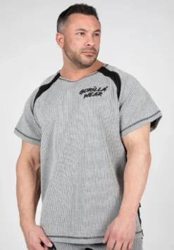 Gorilla Wear Augustine Old School Work Out Top - Grijs