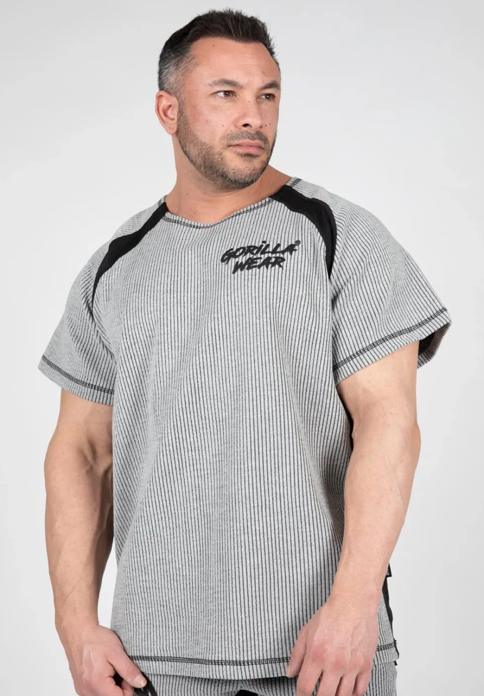 Gorilla Wear Augustine Old School Work Out Top - Grijs