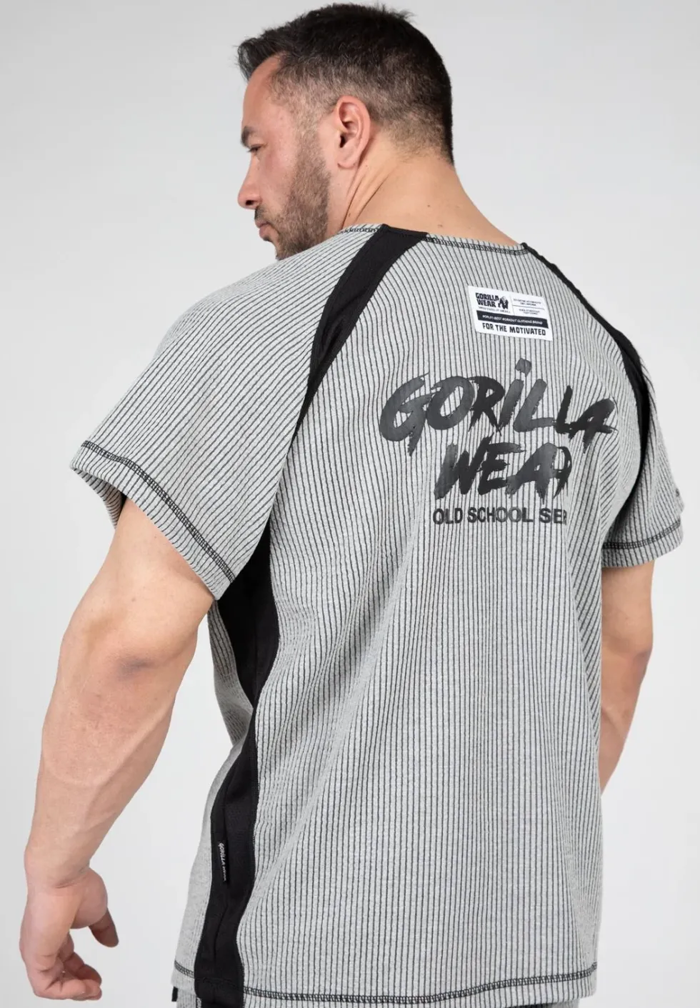 Gorilla Wear Augustine Old School Work Out Top - Grijs