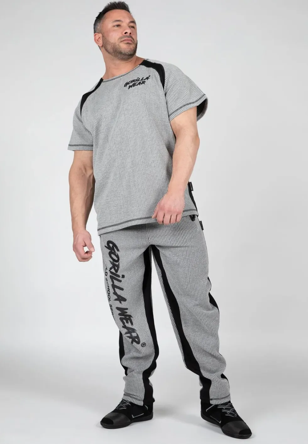 Gorilla Wear Augustine Old School Work Out Top - Grijs