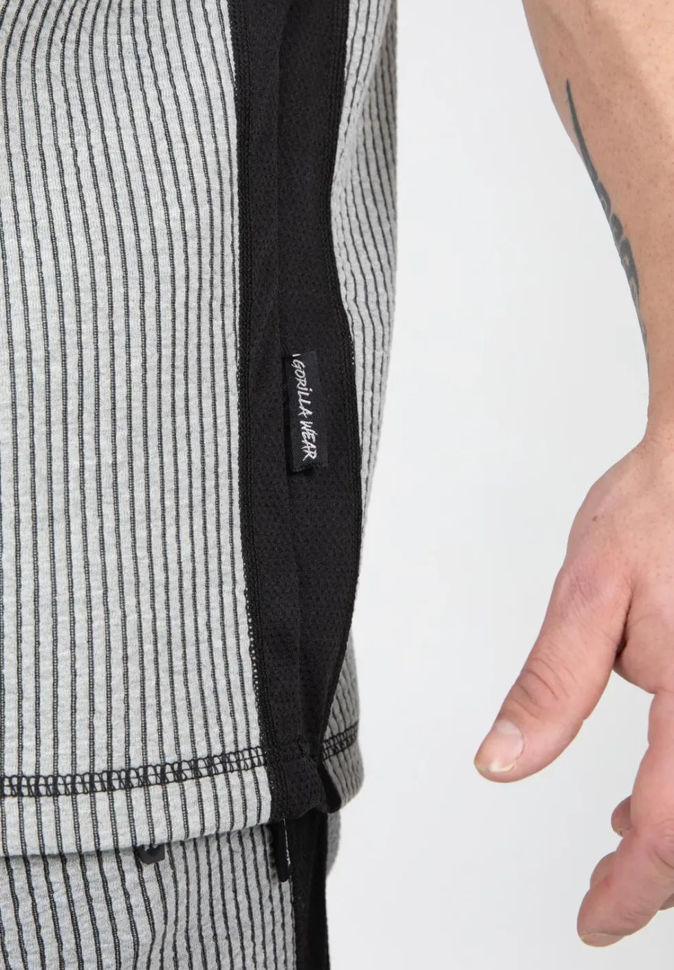 Gorilla Wear Augustine Old School Work Out Top - Grijs