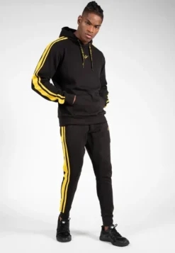Gorilla Wear Banks Oversized Hoodie - Zwart/Geel