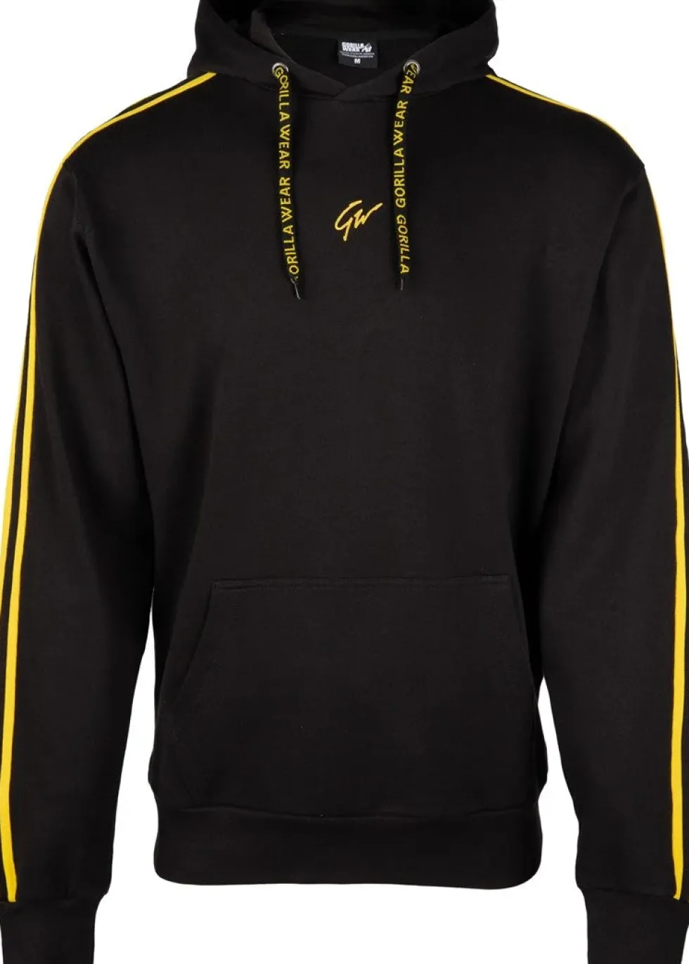 Gorilla Wear Banks Oversized Hoodie - Zwart/Geel