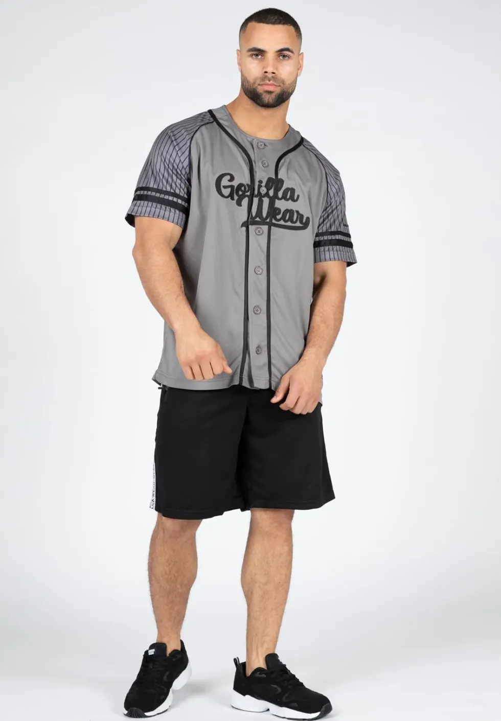 Gorilla Wear 82 Baseball Jersey - Grijs