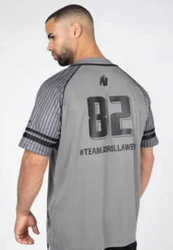 Gorilla Wear 82 Baseball Jersey - Grijs