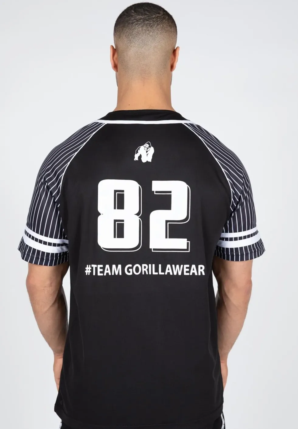 Gorilla Wear 82 Baseball Jersey - Zwart