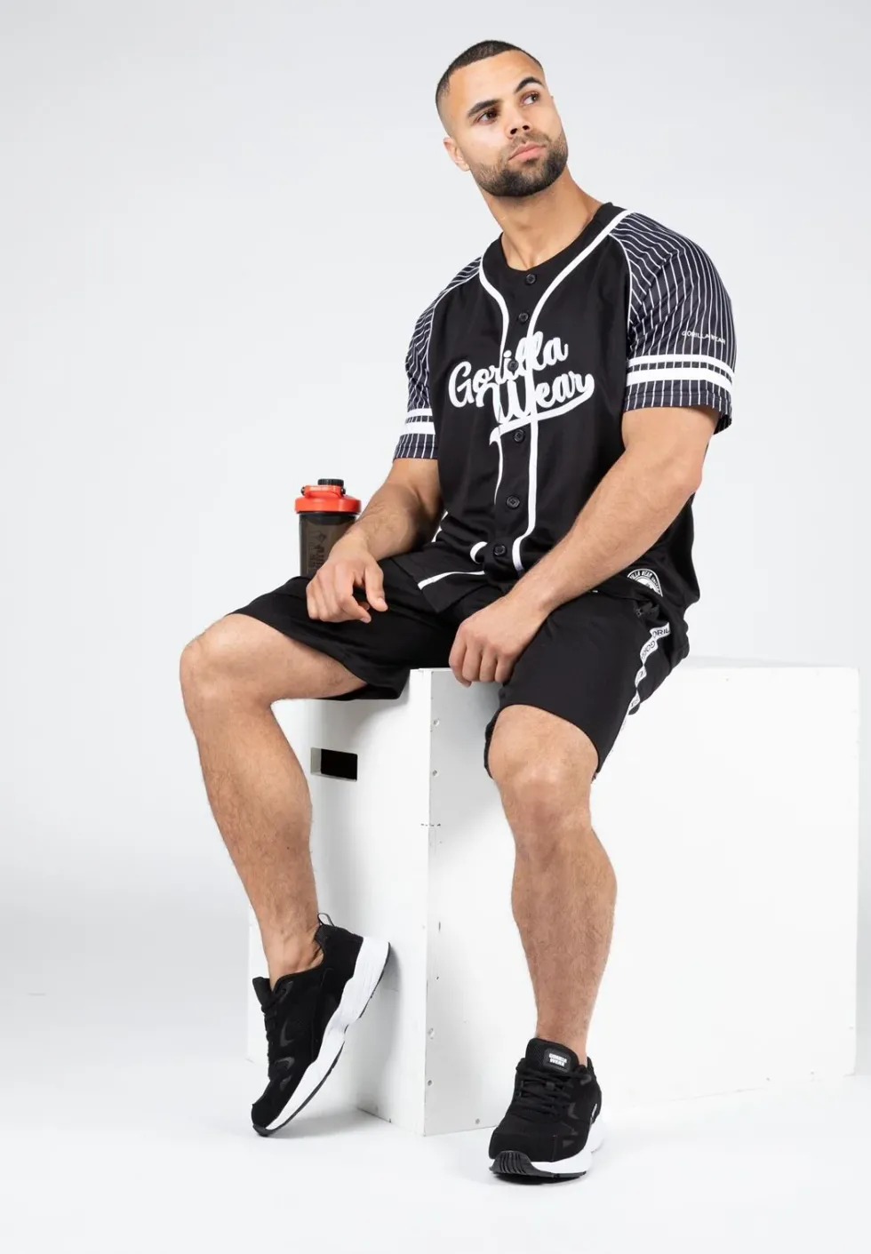 Gorilla Wear 82 Baseball Jersey - Zwart