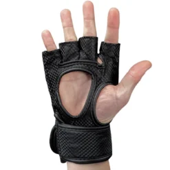 Gorilla Wear Berea MMA Handschoenen (Zonder Duim) - Zwart/Wit