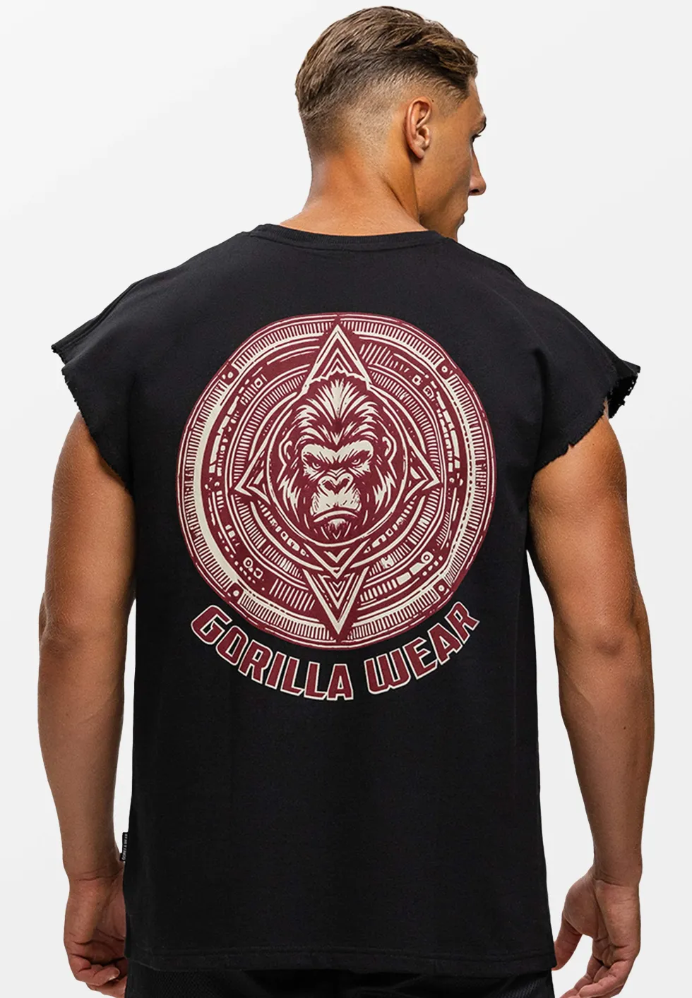 Gorilla Wear Bouse Cut Off Tanktop - Zwart