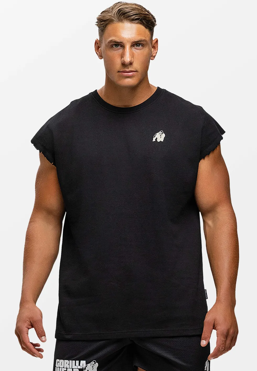 Gorilla Wear Bouse Cut Off Tanktop - Zwart