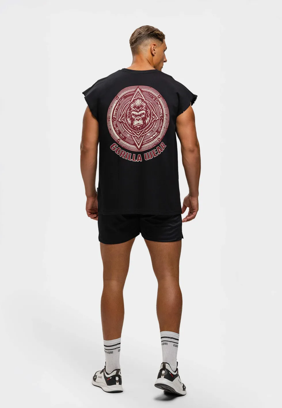 Gorilla Wear Bouse Cut Off Tanktop - Zwart