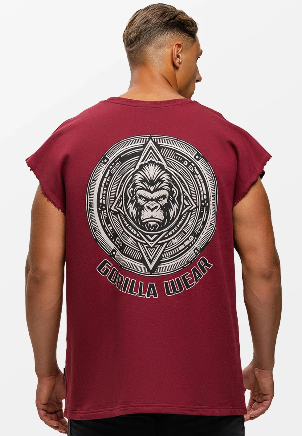 Gorilla Wear Bouse Cut Off Tanktop - Bordeauxrood