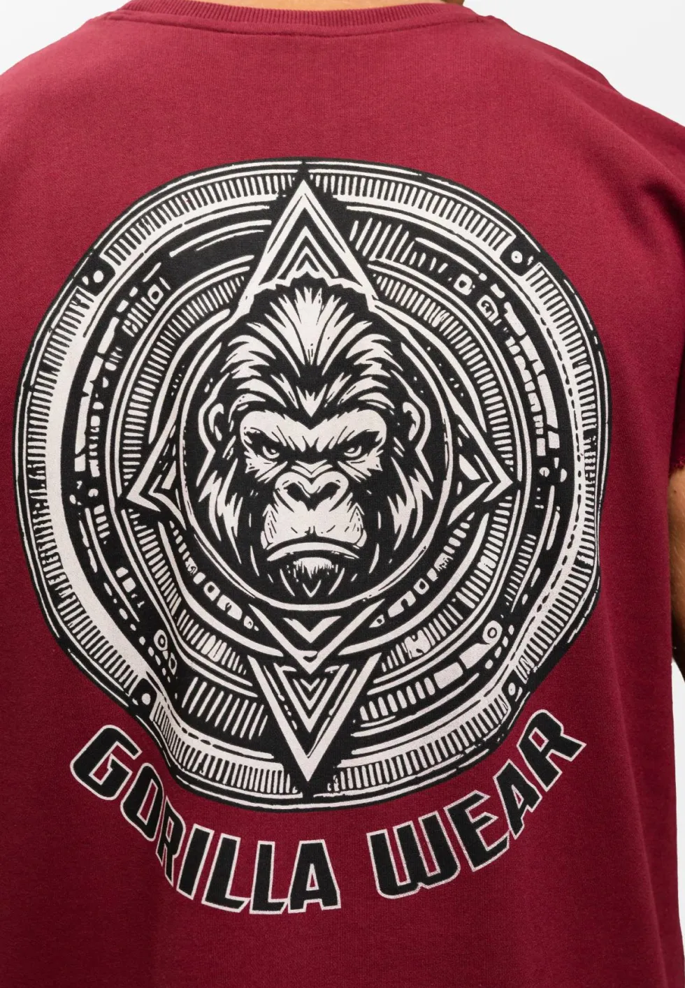 Gorilla Wear Bouse Cut Off Tanktop - Bordeauxrood