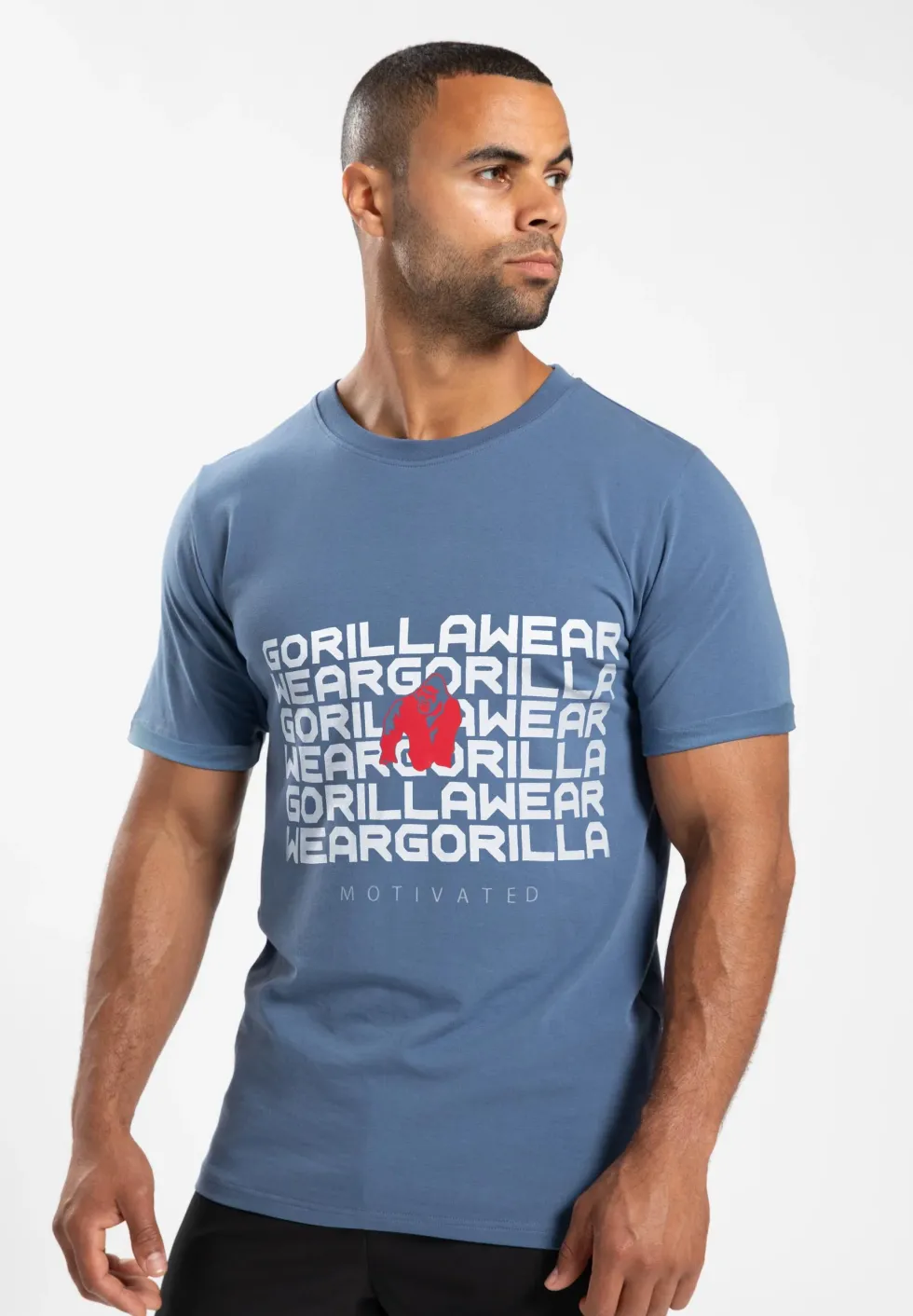 Gorilla Wear Bradley T-shirt - Coronet Blauw