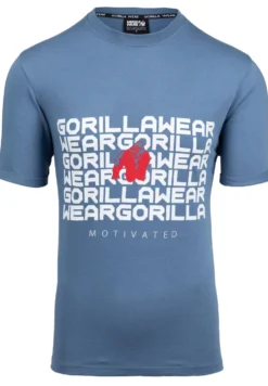 Gorilla Wear Bradley T-shirt - Coronet Blauw