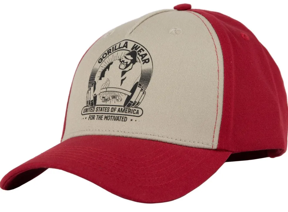 Gorilla Wear Buckley Pet - Rood/Beige