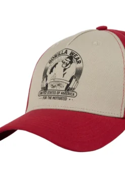 Gorilla Wear Buckley Pet - Rood/Beige