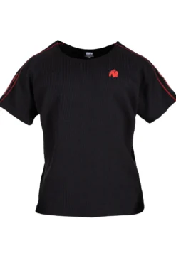 Gorilla Wear Buffalo Old School Workout T-Shirt - Zwart/Rood