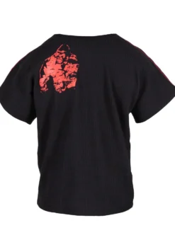 Gorilla Wear Buffalo Old School Workout T-Shirt - Zwart/Rood