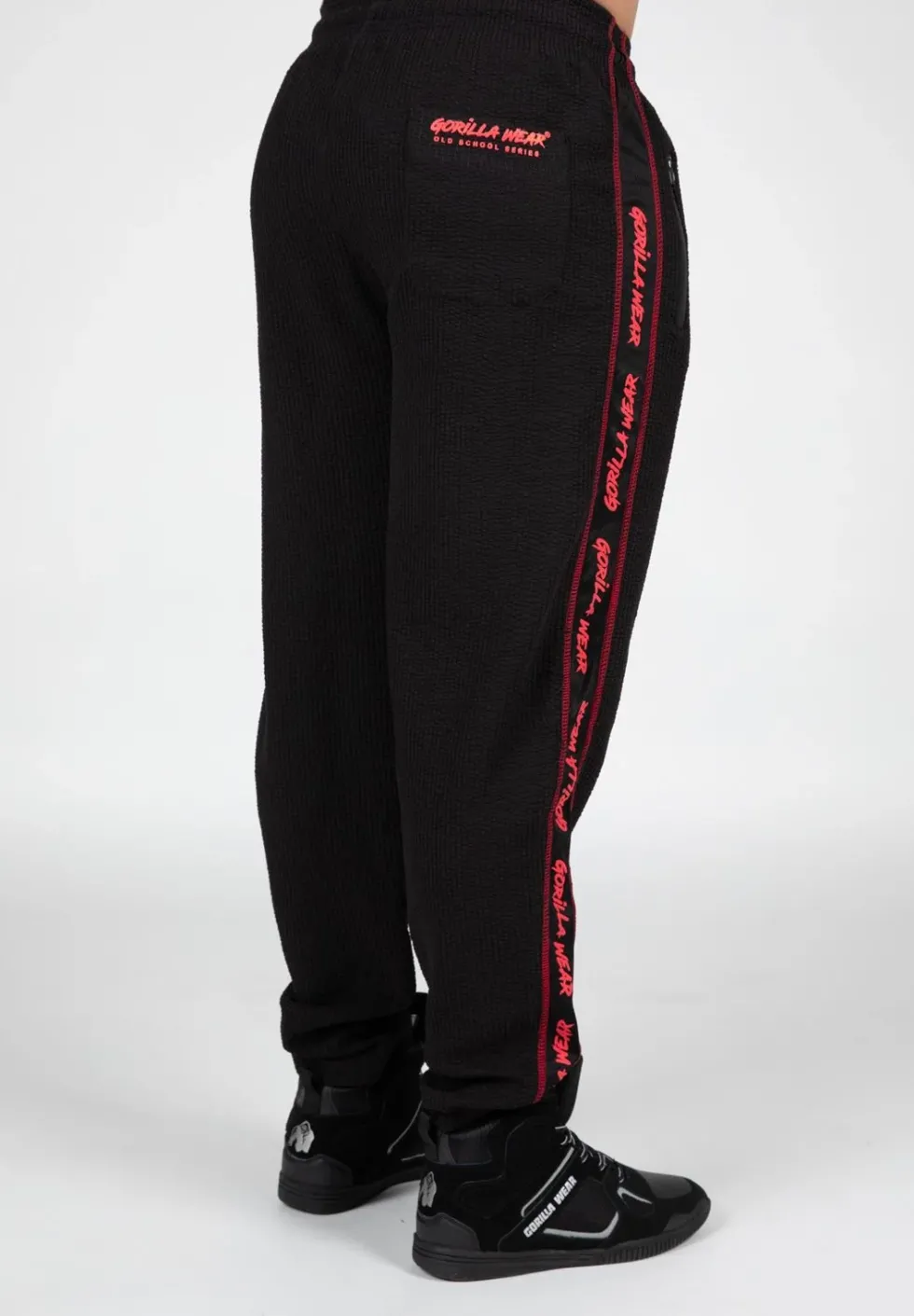 Gorilla Wear Buffalo Old School Trainingsbroek - Zwart/Rood