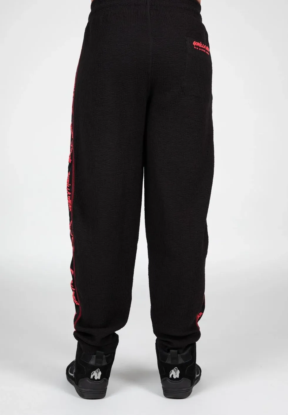Gorilla Wear Buffalo Old School Trainingsbroek - Zwart/Rood