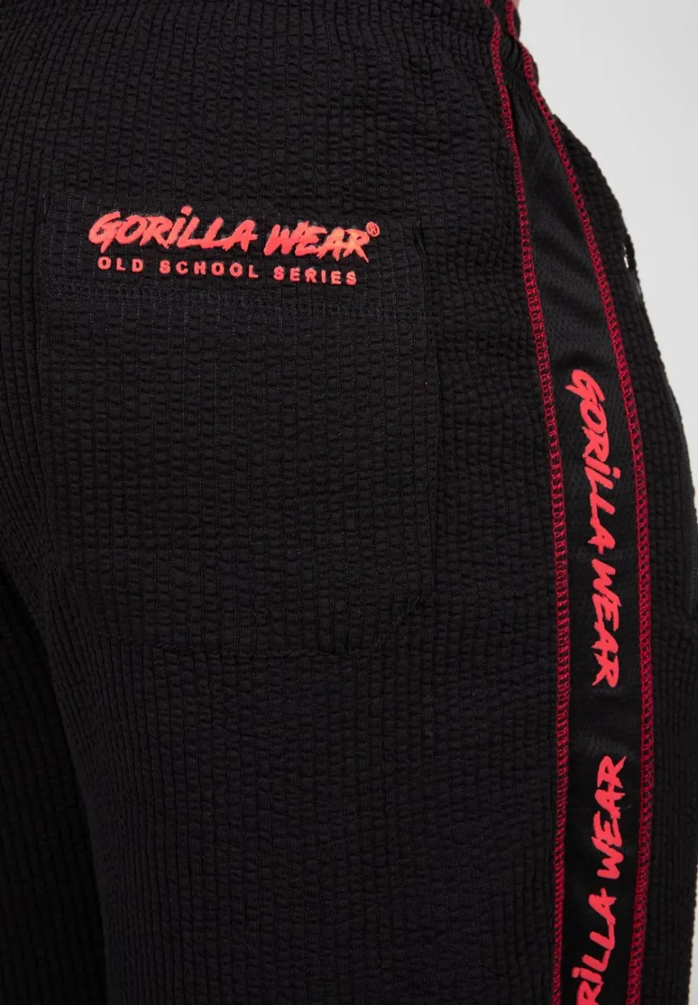 Gorilla Wear Buffalo Old School Trainingsbroek - Zwart/Rood