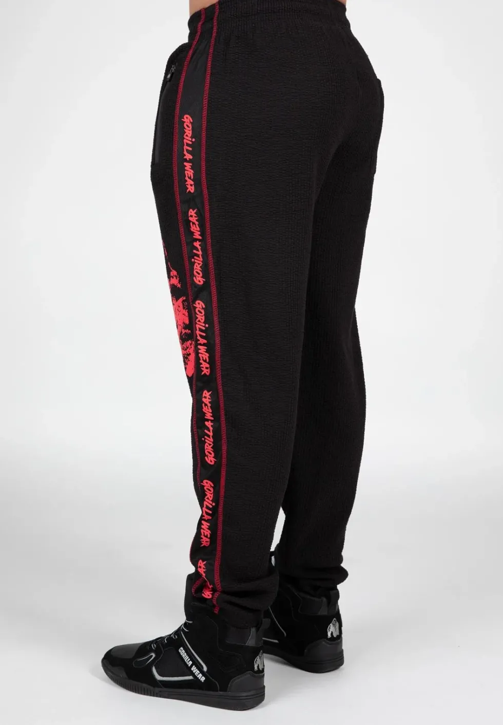 Gorilla Wear Buffalo Old School Trainingsbroek - Zwart/Rood