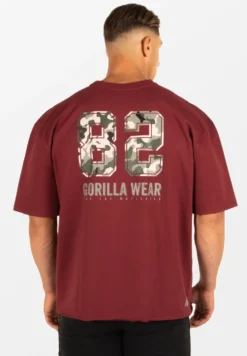 Gorilla Wear Callaway Oversized T-shirt - Bordeauxrood
