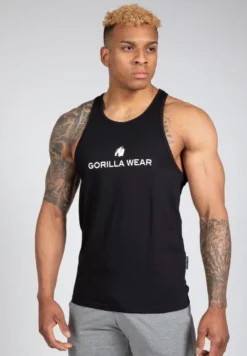 Gorilla Wear Carter Stretch Tank Top - Zwart
