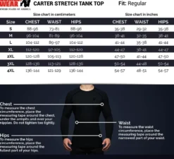 Gorilla Wear Carter Stretch Tank Top - Zwart