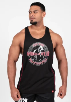 Gorilla Wear Casper Stringer - Zwart/Rood