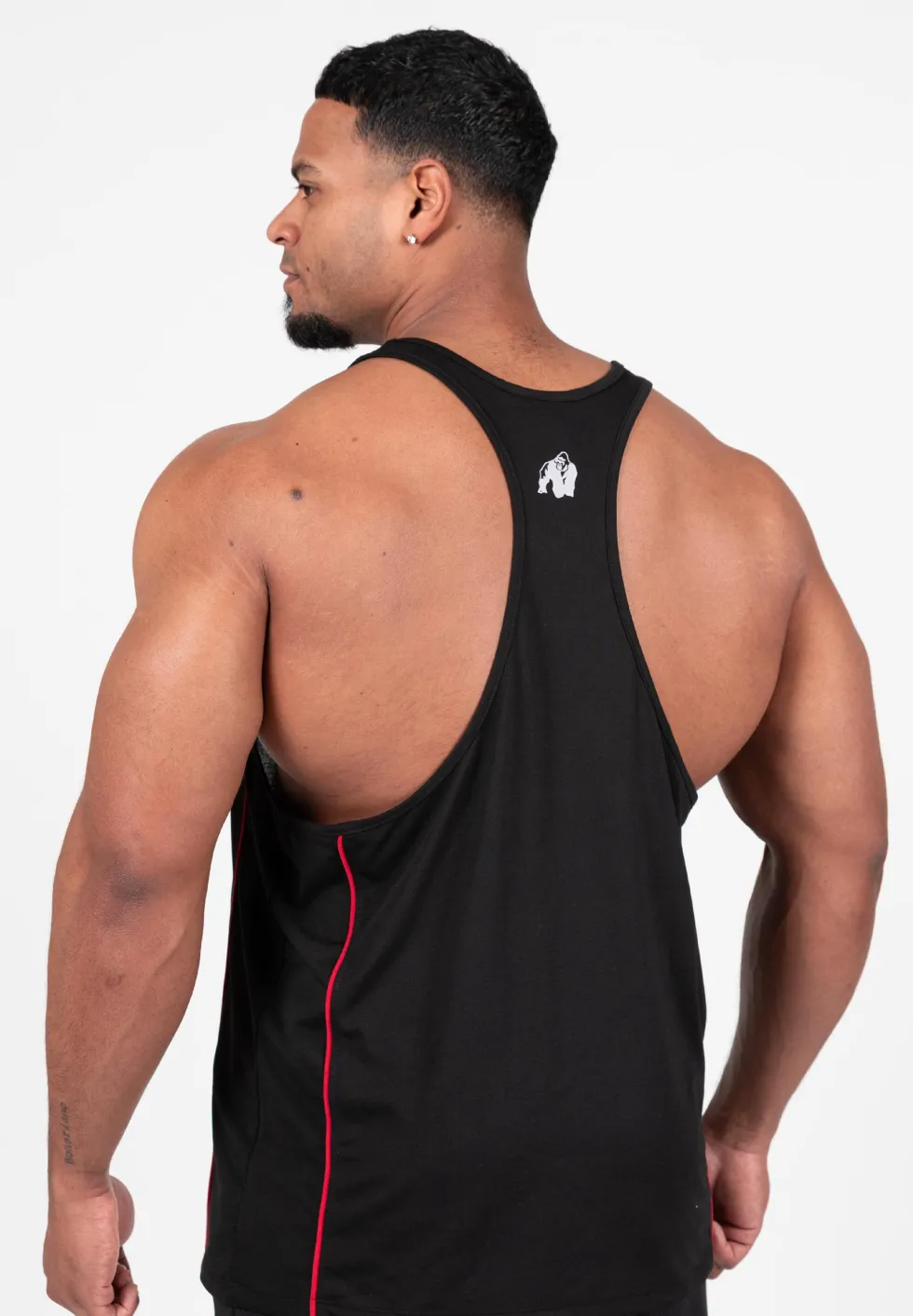 Gorilla Wear Casper Stringer - Zwart/Rood