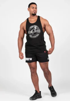 Gorilla Wear Casper Stringer - Zwart/Groen