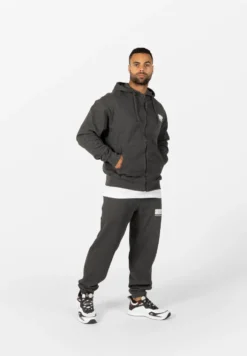 Gorilla Wear Classic Oversized Sweatpants - Donkergrijs Gemeleerd